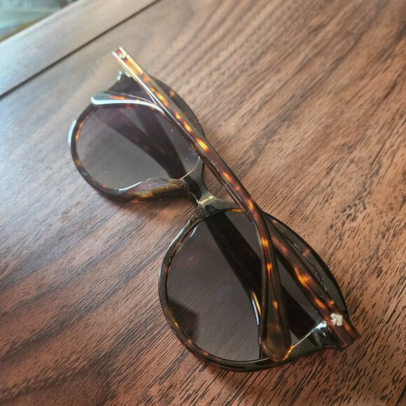 Kate Spade Hello Sunshine Round Cat Eye Tortoise Sunglasses - Picture 8 of 8